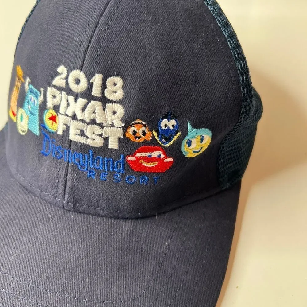 Pixar Disneyland resort embroidered characters hat